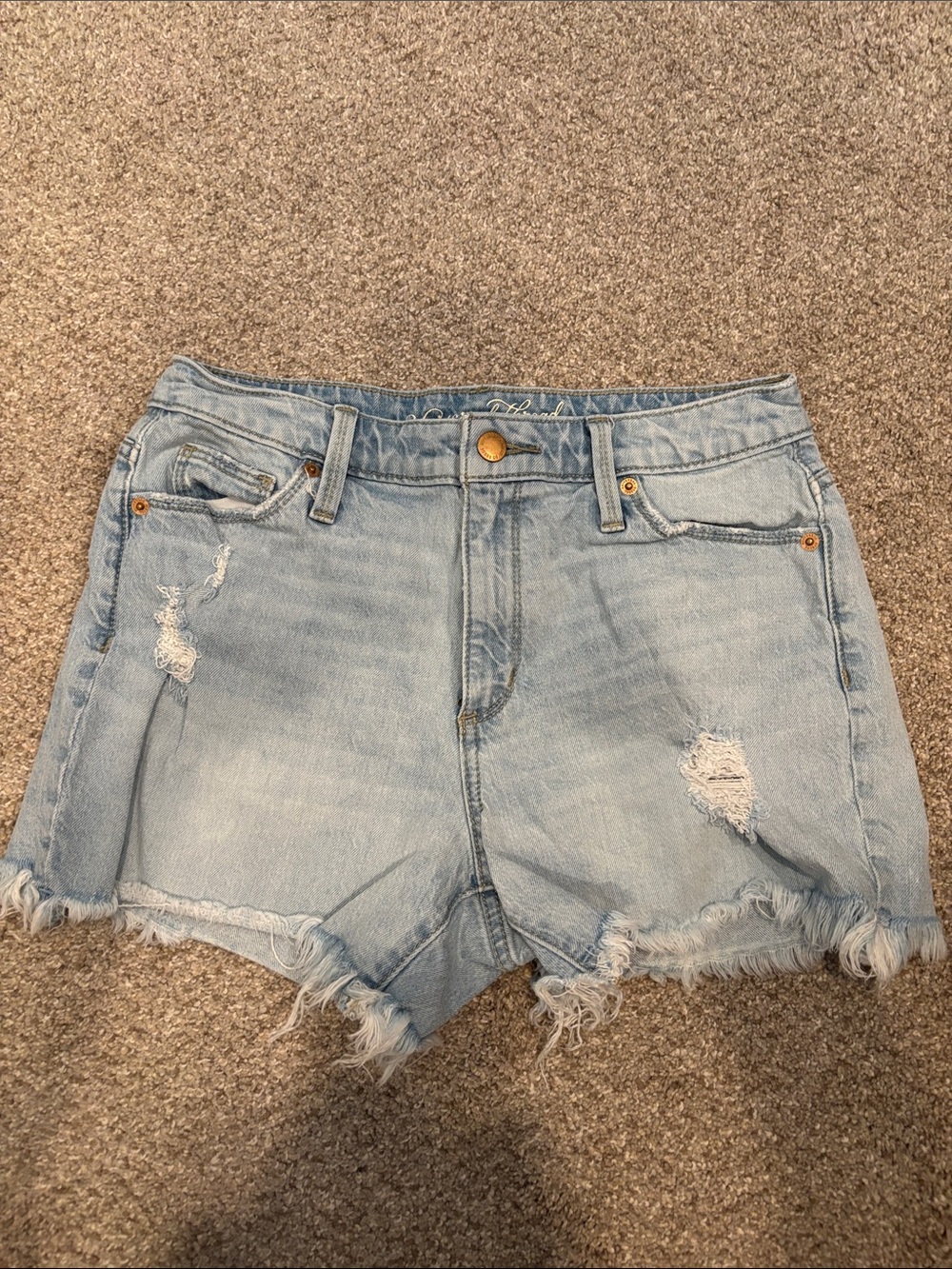 Universal Thread Light Blue Distressed Denim Cutoff Shorts